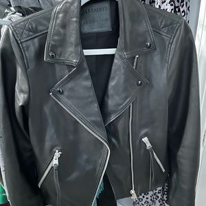 All Saints Dalby Leather Jacket size 6